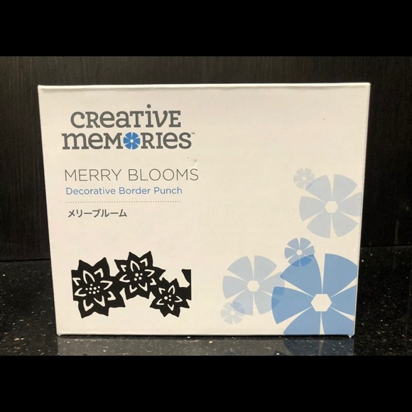 Creative Memories Merry Blooms Poinsettia Standalone Decorative Border Punch NEW - Picture 3 of 9